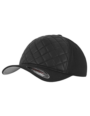 FLE-6277Q-Diamond Quilted Flexfit Cap